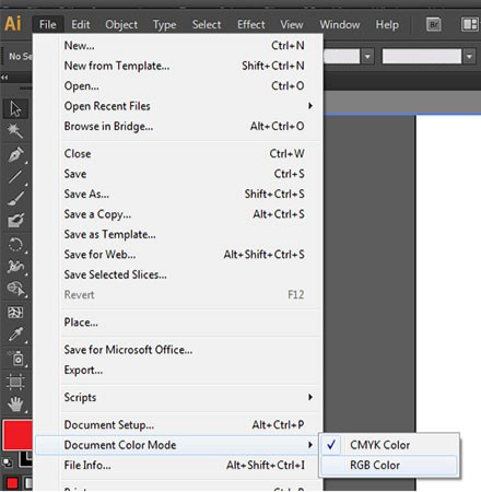 Illustrator rgb to cmyk